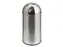 Afvalbak Pushcan EKO 40 liter met Pushdeksel RVS