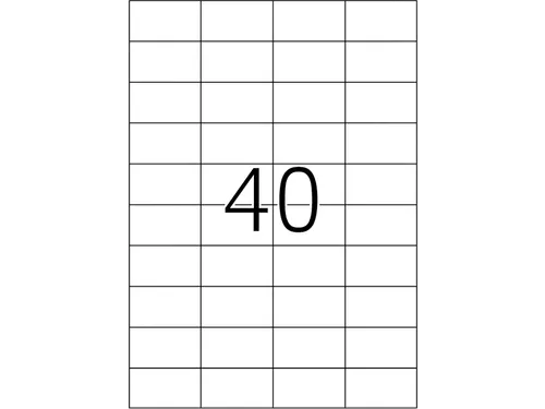 HERMA 4684 Transparante folie-etiketten Mat A4 52,5x29,7mm 1000 stuks