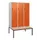 Dubbeldekse dekenkist,HxBxD 1950x1200x815mm,3x2vak.,vak B 400mm
