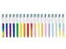 BIC 4 colours BAR 4 kleuren-balpen Assorti Display 216 stuks