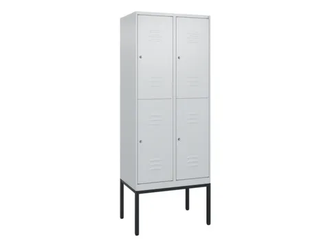 dubbeldekse locker,HxBxD 2120x800x500mm,2x2vak.,vak B 400mm