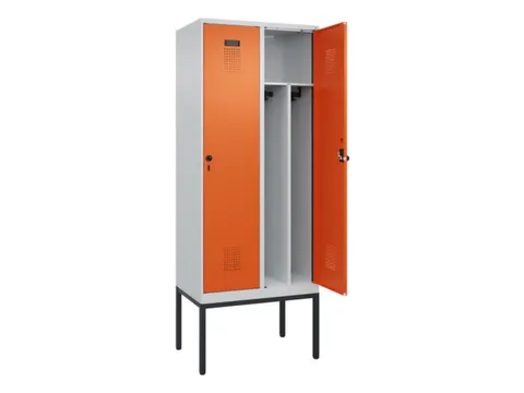 locker voor scheiding van kleding,HxBxD 2120x800x500mm,2vak