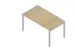 In hoogte verstelbaar bureau,HxBxD 680-760x1400x800mm,blad eiken
