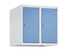 opzetkast,v. locker,2vak.,vak B 250mm,HxBxD 500x500x500mm,vleugeldeur