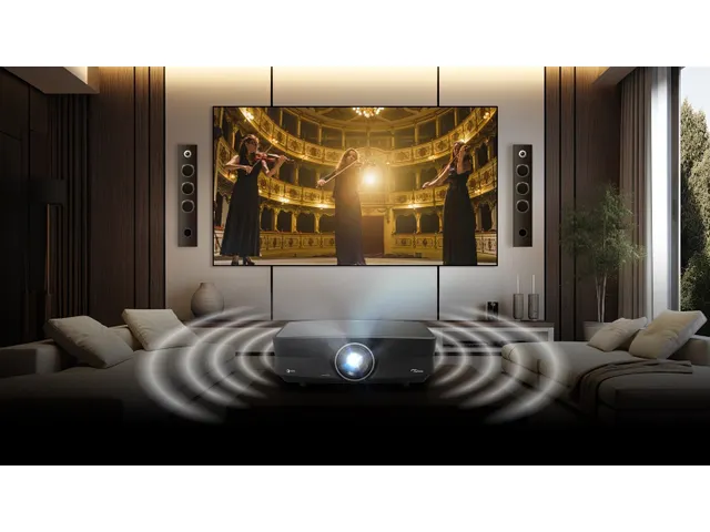 Optoma UHZ68LV Projector 5000 ANSI lumens DMD UHD 4K Zwart