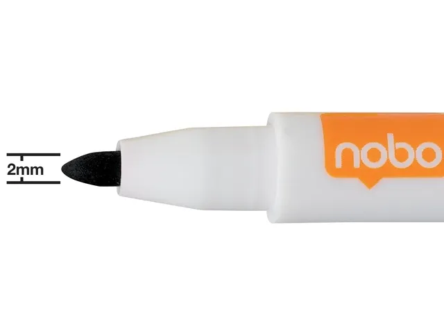 Mini marqueur Nobo effaçable à sec assorti