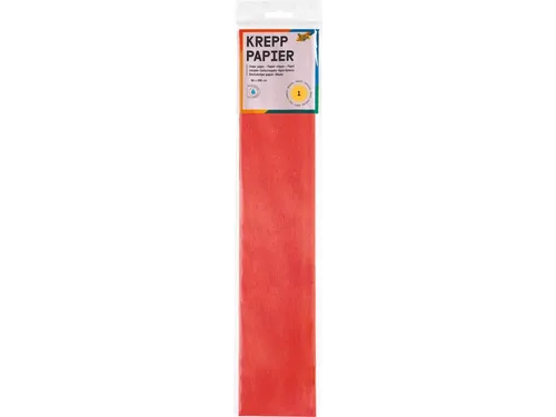 Crêpepapier Folia 50x250cm 10vel 134 vuurrood