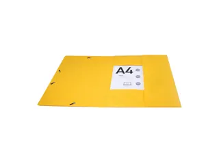 Elastomap A4 glanskarton 3 kleppen monobloc Assorti - 17