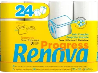 Renova Progress toiletpapier 2-laags 140 vel 24 rollen - 2