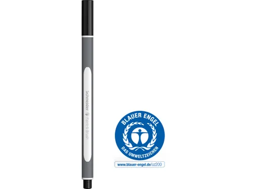 Brushpen Schneider Paint-It 070 zwart