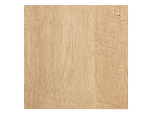 Glasmagneetbord Naga 45x45cm eiken