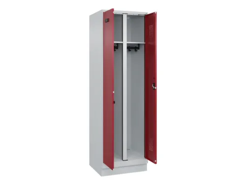 locker voor scheiding van kleding,HxBxD 1950x600x500mm,2vak