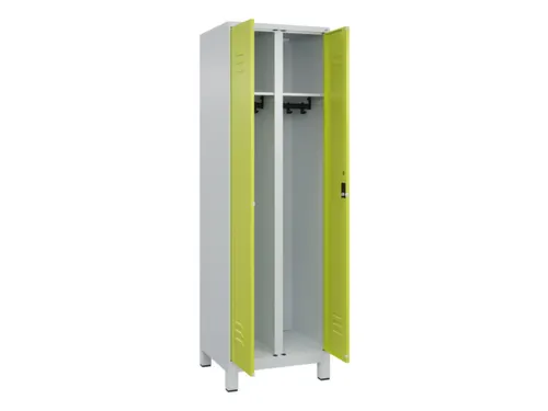 locker voor scheiding van kleding,HxBxD 1950x600x500mm,2vak