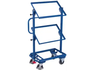 Bijzetwagen Eurobakken 200kg Open 820x455mm 3 Etages Neigbaar Ral5010 - 1