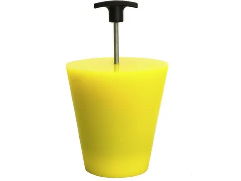 Afdichtingsplug,LxØ 200x150mm,PU,geel