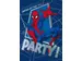 Wenskaart Hallmark uitnodiging Party Spiderman 6 stuks