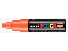 Verfstift Posca PC8K Brede punt 8mm schuin donker oranje