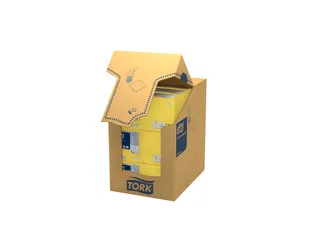 Tork 477823 Cocktailservet Advanced Geel 24x24cm - 3