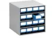 Bloc Tiroirs Hxlxp 395X400X400Mm 16Tiroirs Bleu Structure Ral7035
