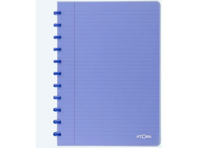 Cahier spirale A4 72 feuilles Ligné couverture PP Assorti