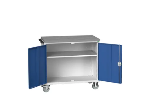 werkbank,verrijdbaar,HxBxD 980x1050x600mm,linoleumblad