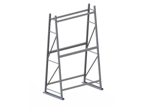 magazijnrek voor profielen,grondveld,tweezijdig,HxBxD 2500x1400x800mm