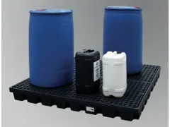 PE-opvangbak,opvangvol. 200l,HxBxD 150x1600x1600mm