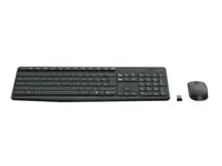 OUTLET Logitech MK235 toetsenbord Inclusief muis USB AZERTY Frans Grij - 1