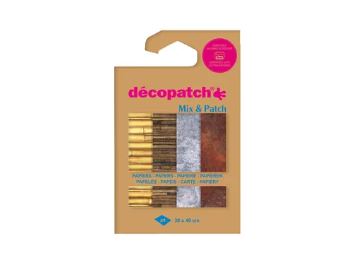 Hobbypapier Décopatch 30x40cm set à 4 vel thema Materials