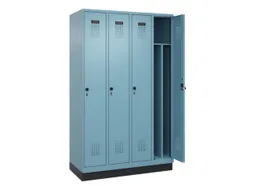 locker voor scheiding van kleding,HxBxD 1950x1200x500mm,4vak