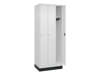 locker,HxBxD 1950x750x500mm,3vak,vak B 250mm,cil.-slot,sokkel - 2