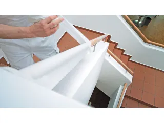 Afdekpapier UPM zelfklevend P60+ Protect 7,5cmx50meter - 4