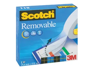 Plakband Scotch Magic 811 19mmx33m onzichtbaar verwijderbaar mat - 1