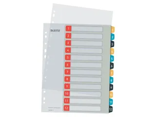 Cosy tabbladenA4 11-gaatsperforatie PP set 1-12 - 4