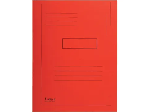Dossiermap Exacompta Forever 290gr 2 kleppen rood A4
