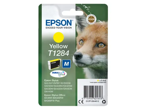 Inktcartridge Epson T1284 geel C13T12844012