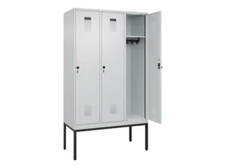 locker,HxBxD 2120x1200x500mm,3vak,vak B 400mm,draaigrendel - 1