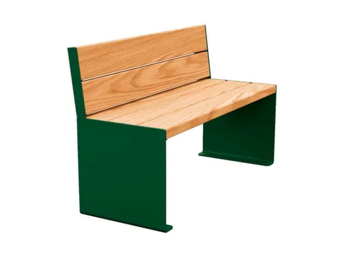 zitbank,B 1200mm,3latten,hout-zitting licht eikenhout,zitting H 450mm