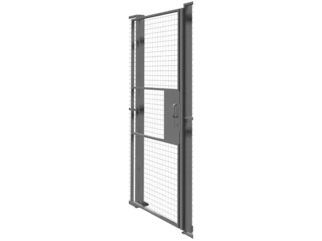 schuifdeur,v. scheidingswandsysteem,HxB 2200x2800mm,hangslot,staal