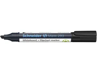 Boardmarker Schneider Maxx 293 beitelpunt 2-5 mm zwart - 5