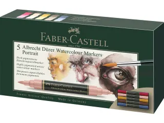 Aquarel marker Faber-Castell Albrecht Dürer, doos á 5 stuks Portrait - 2