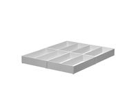 Inzetbak A6809-3321 30x122x168mm 2 vaks