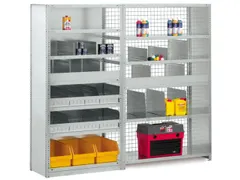 gaasachterwand,v. schroefstelling - basisveld,HxB 2500x1000mm,verzinkt