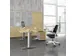 table de rallonge,p. bureau Bench à 4 pieds,HxlxP 730x1800x1600mm