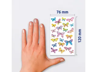 papieretiket Z-design Creative pakje a 3 vel vlinders - 3