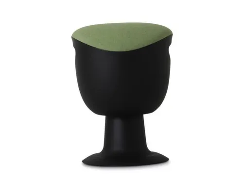 Kruk Kantelbaar Ergonomische Comfortstoel Groen Stof Zwart Kunststof