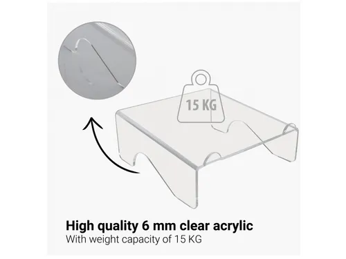Acryl Laptopstandaard Transparant voor Laptops tot 17 Inch
