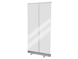 anti-speekselscherm,PET-folie,glashelder,frame aluminium
