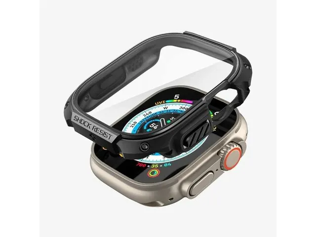 Spigen ACS05457 Apple Watch Ultra 49mm Case Tough Armor zwart