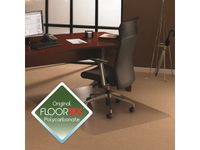 Stoelmat Floortex tapijt 120x150cm transparant